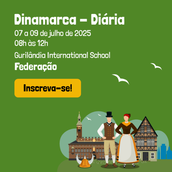 Diária - Gurilândia International School - Federação | Tema: Dinamarca