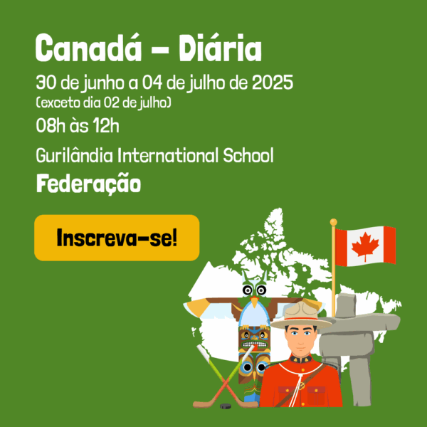 Diária - Gurilândia International School - Federação | Tema: Canadá