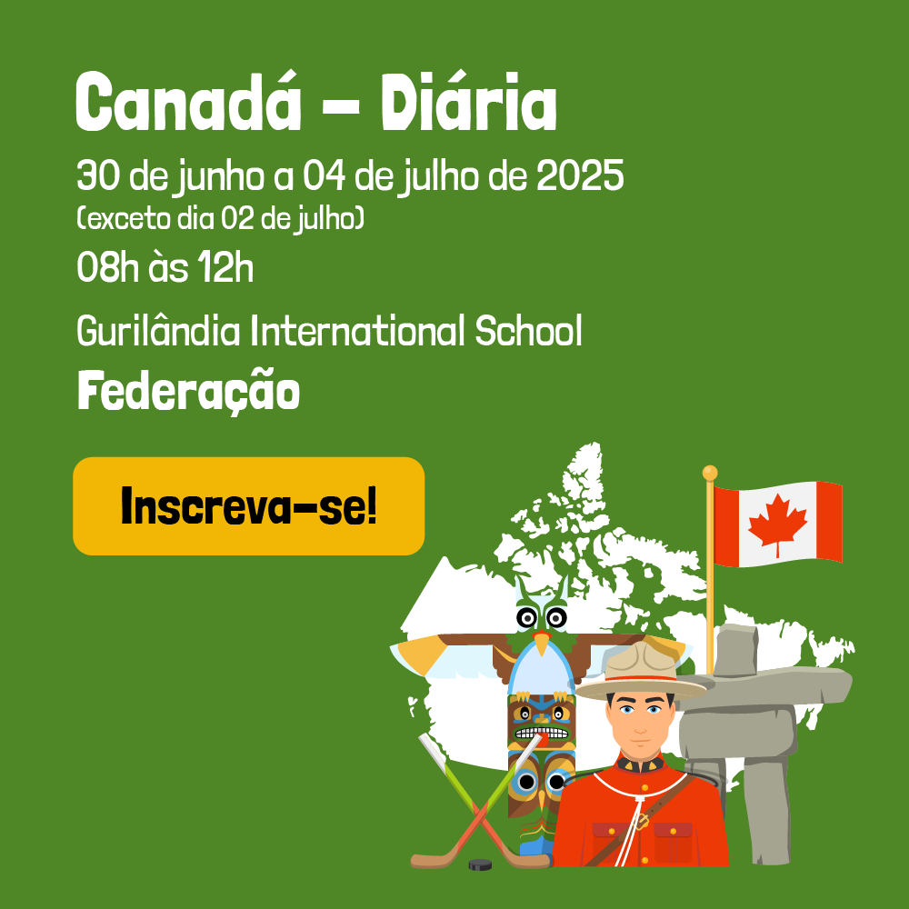 Diária – Gurilândia International School – Federação | Tema: Canadá